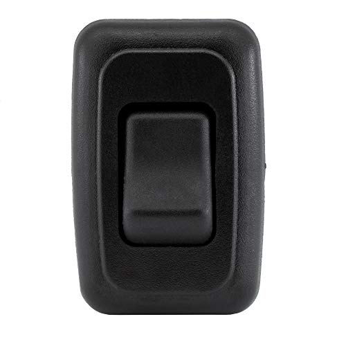 American Technology Components Single SPST On-Off Switch with Bezel, 12-Volt, for RV, Trailer, Camper (Black) - Image 2