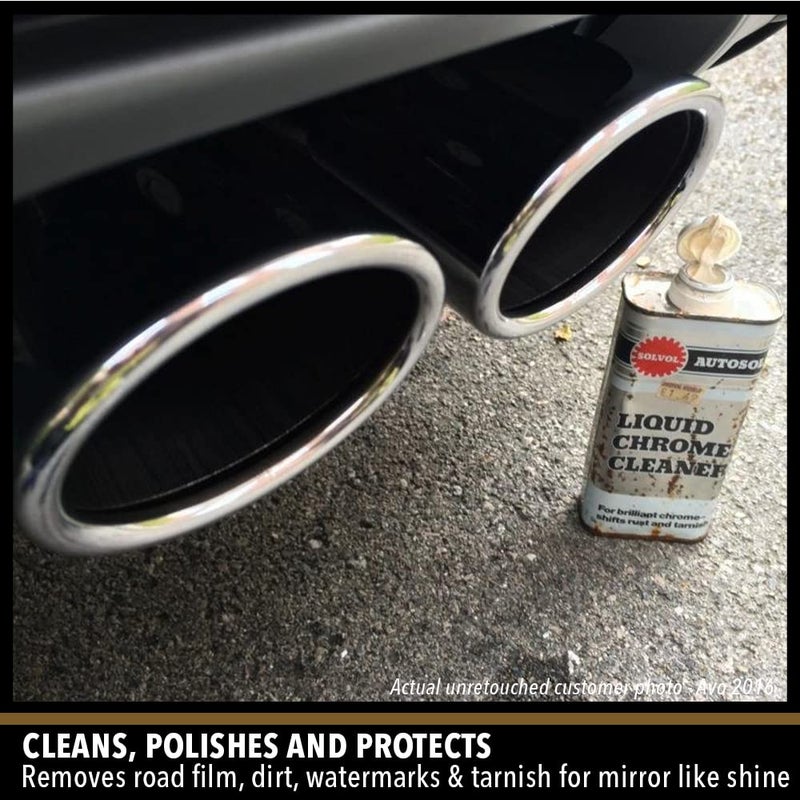 Autosol 0401A 250ml Liquid Chrome Cleaner - Image 2