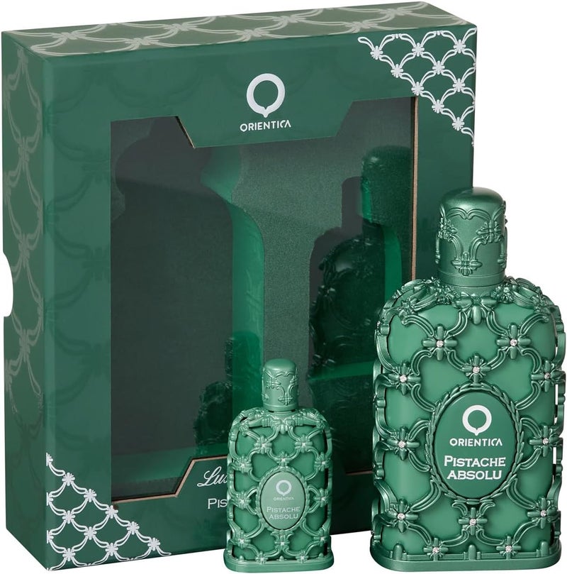 ORIENTICA Luxury Collection Pistache Absolu Eau De Parfum Gift Set - 2 Pc (30ml Spray + 7.5ml Splash) - Image 3