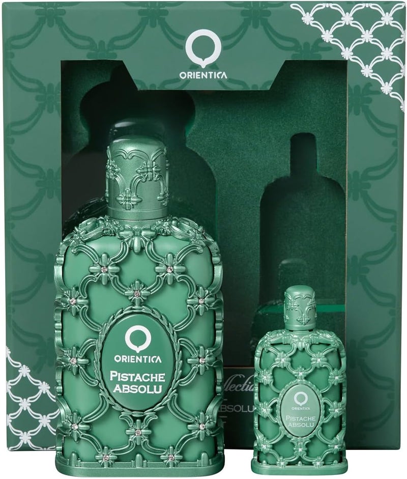ORIENTICA Luxury Collection Pistache Absolu Eau De Parfum Gift Set - 2 Pc (30ml Spray + 7.5ml Splash) - Image 1