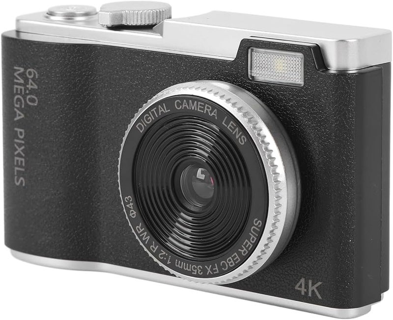 4K HD Vlogging Camera 16X Zoom Vintage CCD Selfie Digital Camera 32GB Compact Portable - Image 1