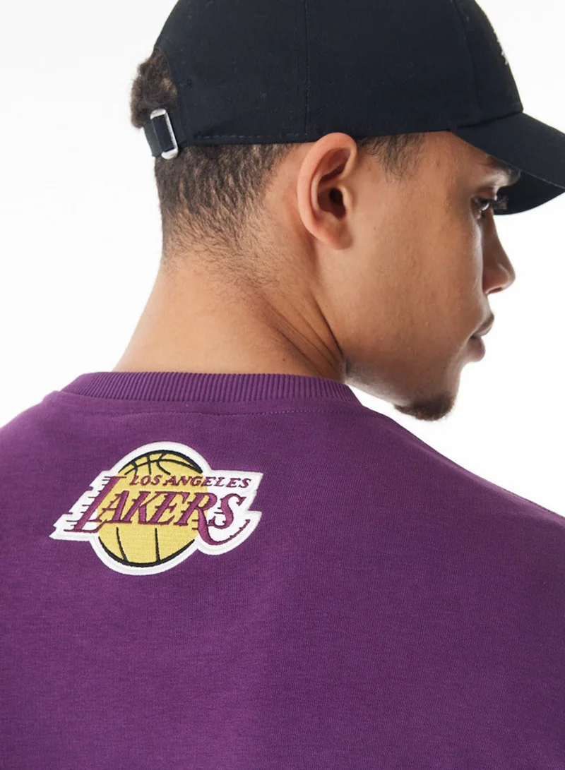 NEW ERA Los Angeles Lakers Oversized Sweatshirt
