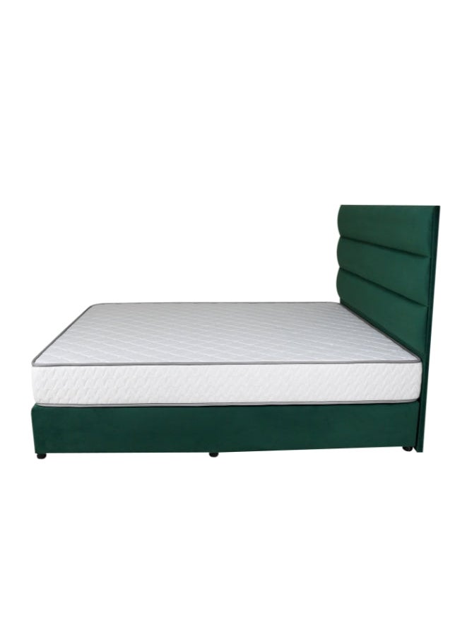 Bed and Mattress Zone Serenity Upholstered Bed 190 X 90 Single Size Green Color  - Image 3