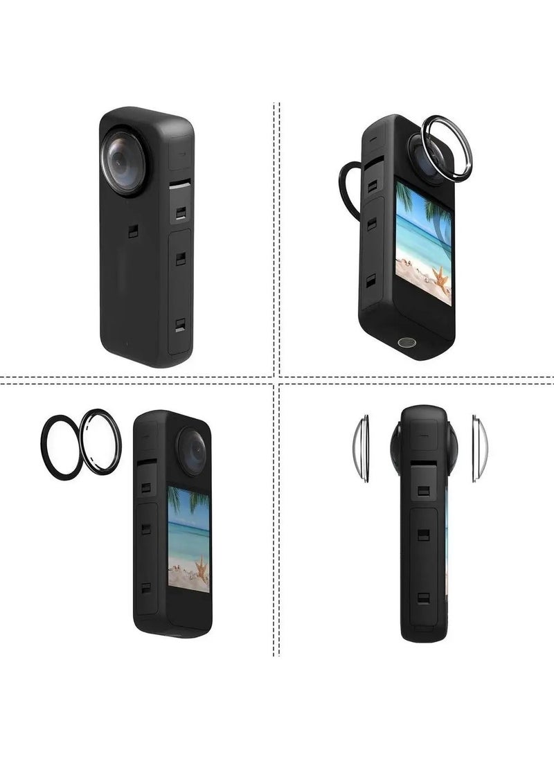 Zoli INSTA360 One X3 Compatible Protective Lens Cover, INSTA360 Housing Protective Lens  - Image 2