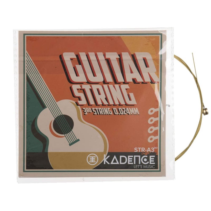 Kadence Acoustic Guitar Single 3rd G String STRA-3RD Pack of 3 - Image 4