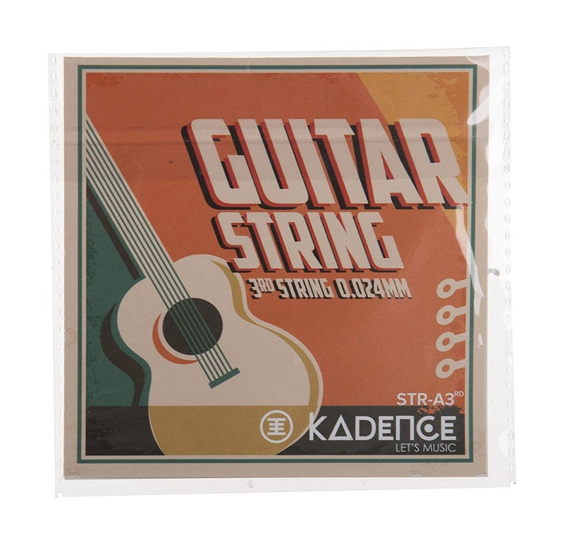 Kadence Acoustic Guitar Single 3rd G String STRA-3RD Pack of 3 - Image 2