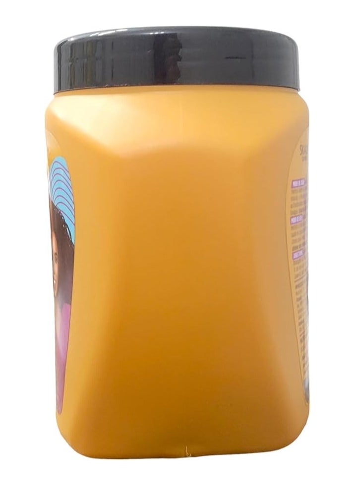 Scala Miss Crispus Original Brazilian Curly & African Hair Treatment Cream With Hydration, Softness, Strength & Detangling 1000 Grams