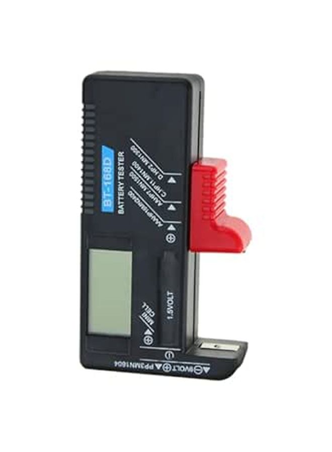Digital Battery Capacity Tester 1 9V Portable High Precision Meter For Household Travel Use Black - Image 1