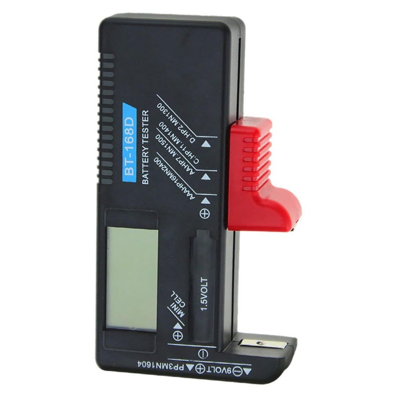 Digital Battery Capacity Tester 1 9V Portable High Precision Meter For Household Travel Use Black - Image 2