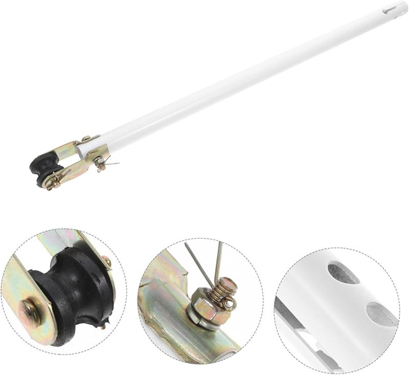 Jojofuny 4 Pack Ceiling Fan Extension Downrod Kit Double Connection Easy Install Sturdy - Image 3