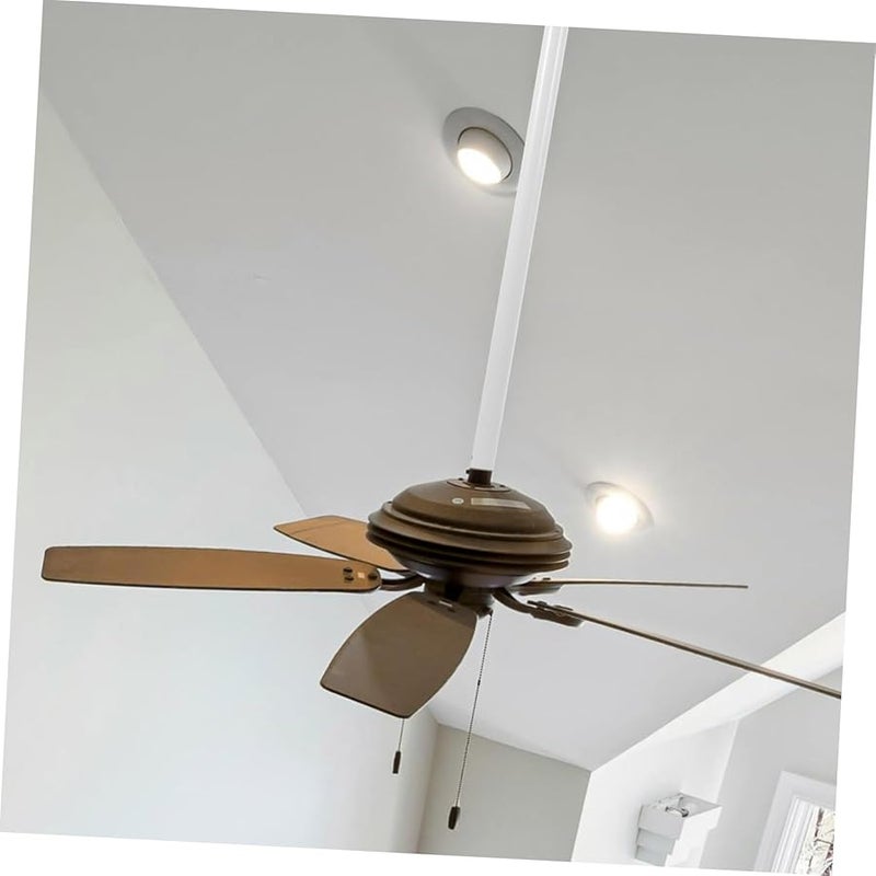 Jojofuny 4 Pack Ceiling Fan Extension Downrod Kit Double Connection Easy Install Sturdy - Image 5