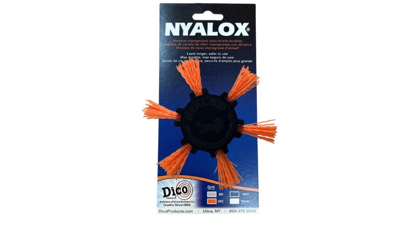 Dico 5417824 Nyalox Flap Brush 4Inch Orange 120 Grit