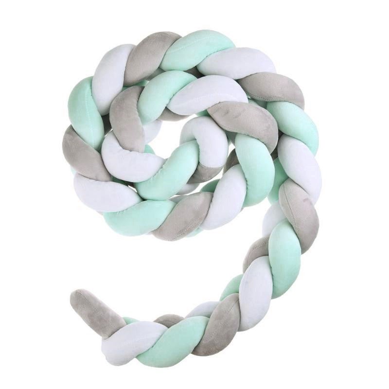 Children'S Room Three-Strand Braided Decorative Bed Wai Nordic Danish Woven Long Knot Ball Pillow Knot - Image 1
