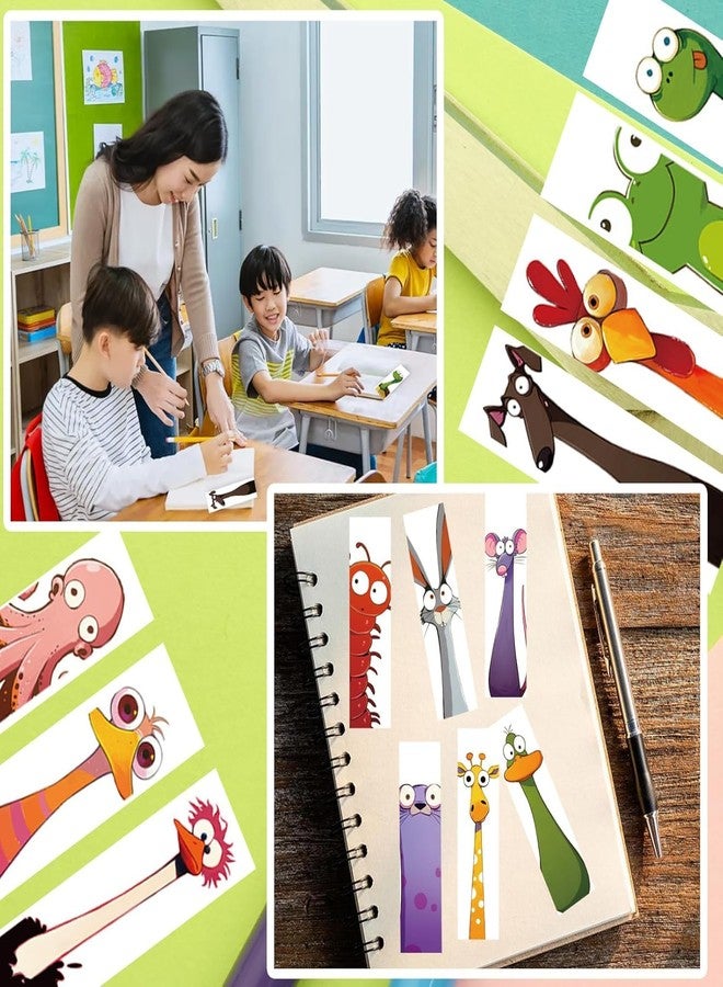 Cioohan 30PCS Funny Animal Bookmark for Kids - Creative Cartoon Page Holders, Unique Gifts for Book Lovers, Students, Readers on Christmas Easter Birthday School Rewards Library Reading - Image 4