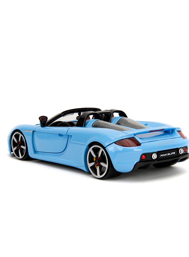 JADA Pink Slips 1:24 - 2005 Porsche Carrera GT, Die-Cast Car with Base, Toys for Kids and Adults - Image 5