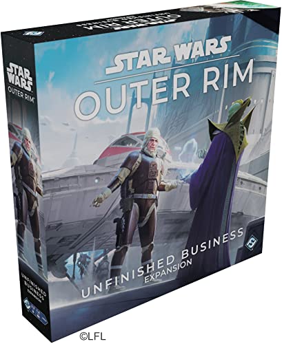 Asmodee Star Wars: Outer Rim - Unfinished Business Expansion - Strategy Game, Adventure Game for Kids & Adults, Ages 14+, 1-4 Players, 3-4 Hour Playtime - Image 1
