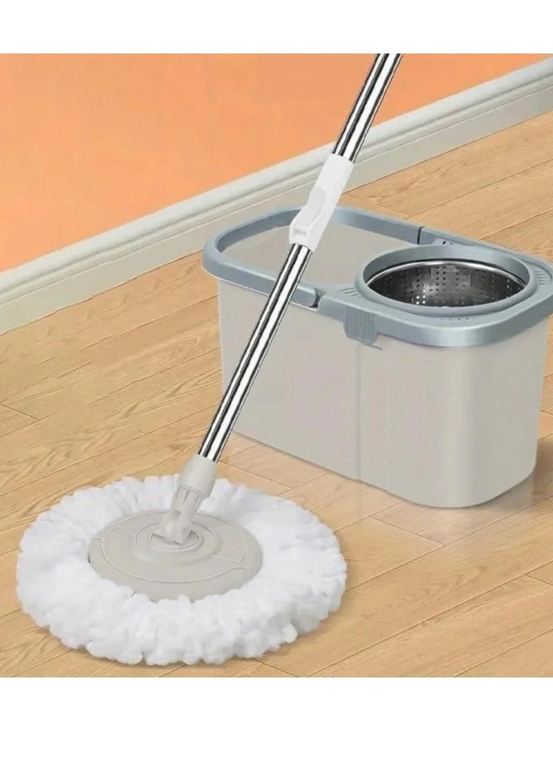 eBasket - Microfiber rotating mop bucket set leaves floors completely dry. The rotating mop bucket is made of high quality materials. - Image 1