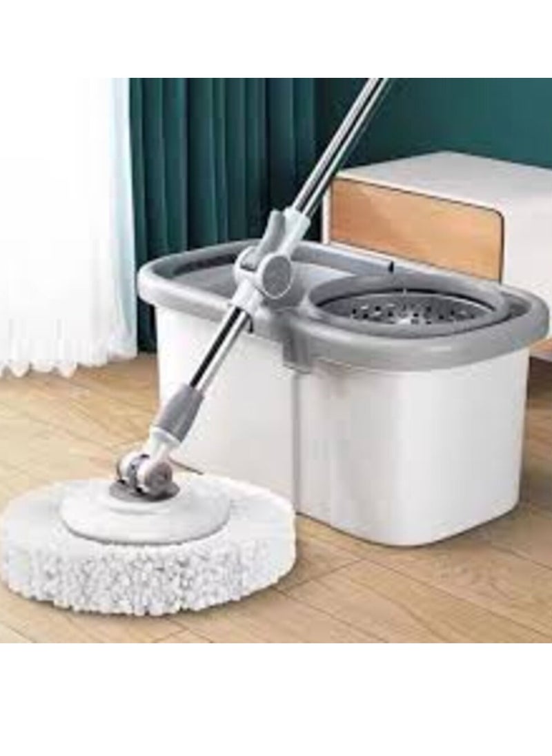 eBasket - Microfiber rotating mop bucket set leaves floors completely dry. The rotating mop bucket is made of high quality materials. - Image 1