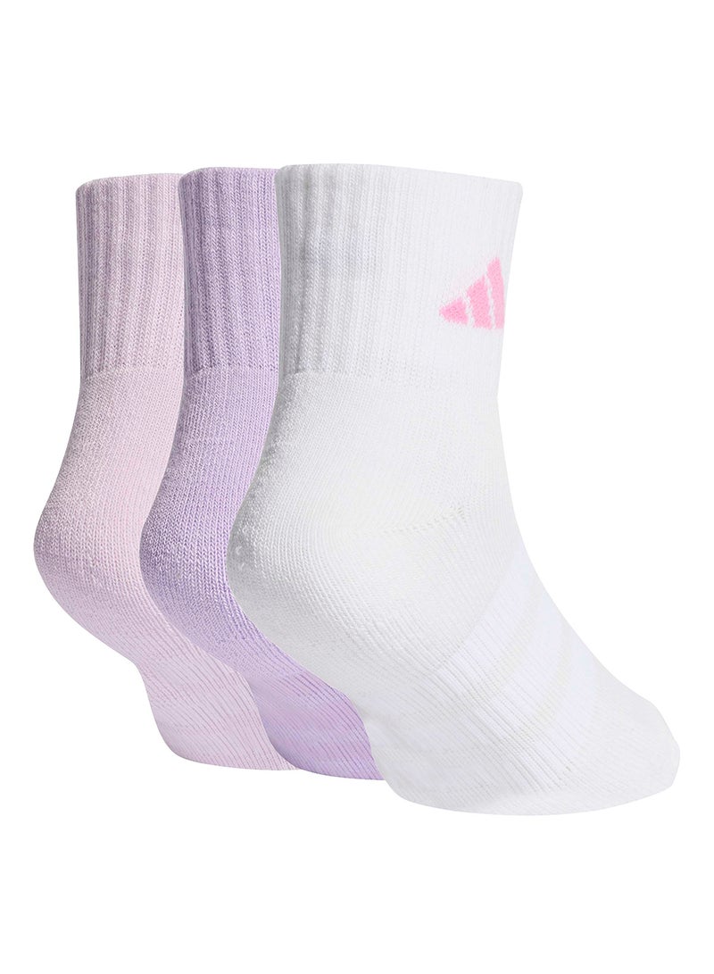 Adidas Cushioned Sportswear Ankle Socks 3 Pair Pack - Image 4