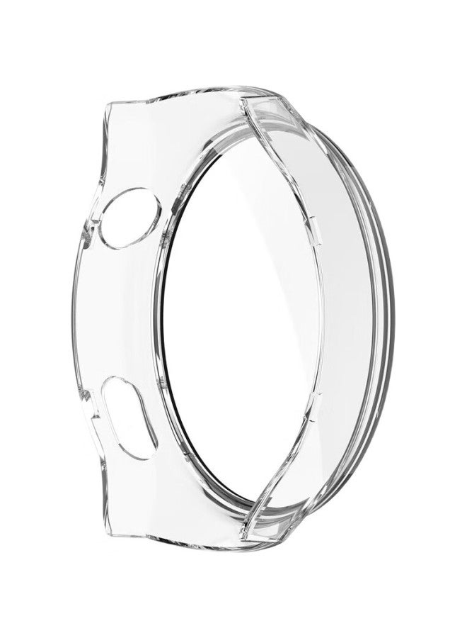 KMaxAI Protective Film And Case For Huawei Watch 4 Pro, All-In Full Coverage, Watch Face Screen Protector & Protective Cover, Anti-Fingerprint Hard Case + Curved Tempered Glass Film, Transparent - Image 2