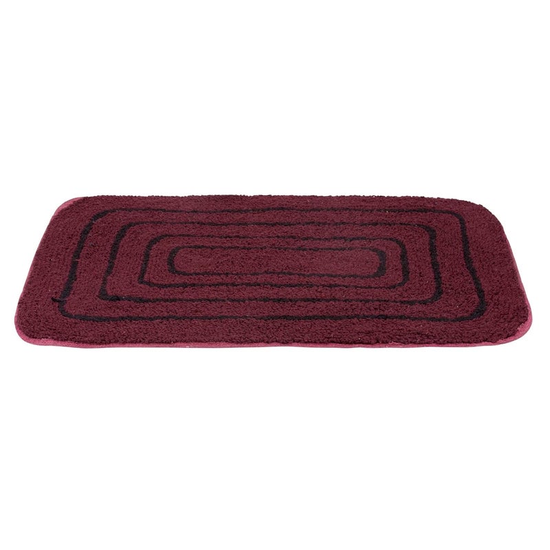 Black gold The Finer Touch Black gold The Finer Touch 2 Piece Black Line Cotton Stain and Fade Resistant Heavy Duty Entrance Rug Shoes Scraper Indoor Outdoor Mat - Image 1