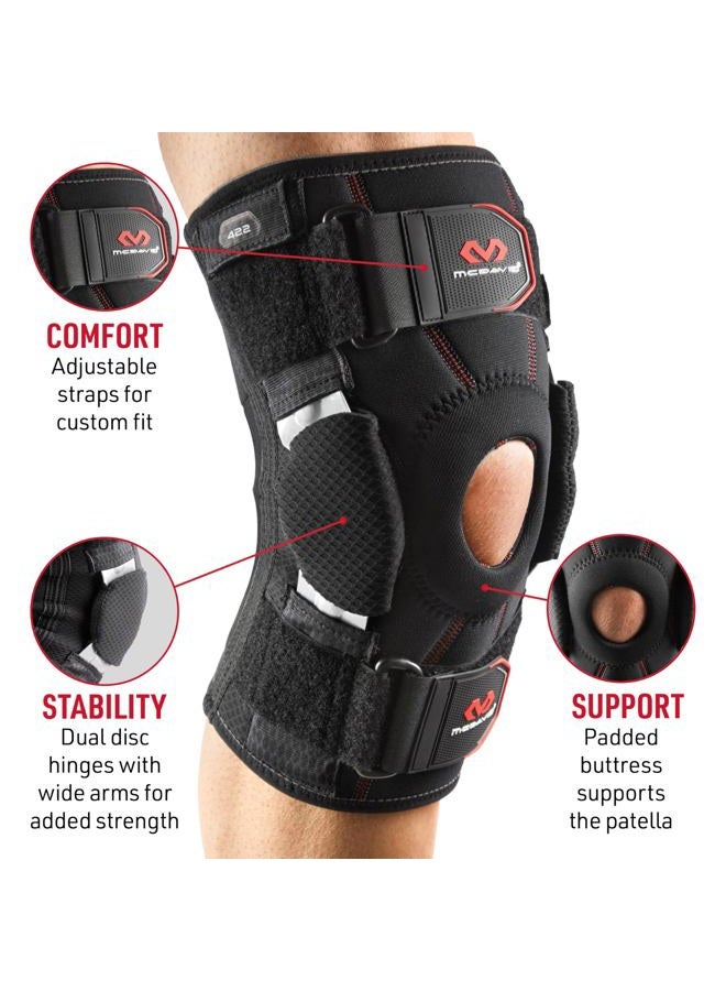 McDavid 422 Knee Brace with Dual Disk Hinges Level 3 Maximum Support LARGE - Image 4