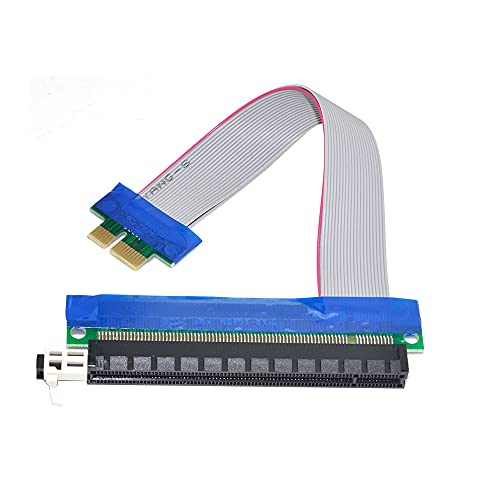 Chenyang CY PCI-E Express 1x to 16x Extension Flex Cable Extender Converter Riser Card Adapter 20cm - Image 1