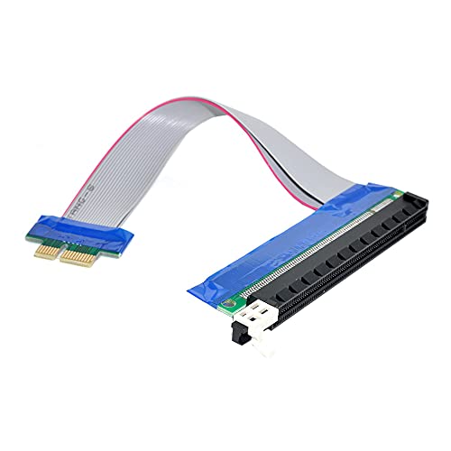 Chenyang CY PCI-E Express 1x to 16x Extension Flex Cable Extender Converter Riser Card Adapter 20cm - Image 4