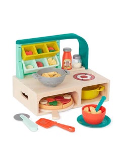 B. Toys Mini Chef - Pizza-n-Pasta Playset Play Food Set  - Image 1