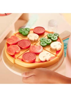 B. Toys Mini Chef - Pizza-n-Pasta Playset Play Food Set  - Image 4