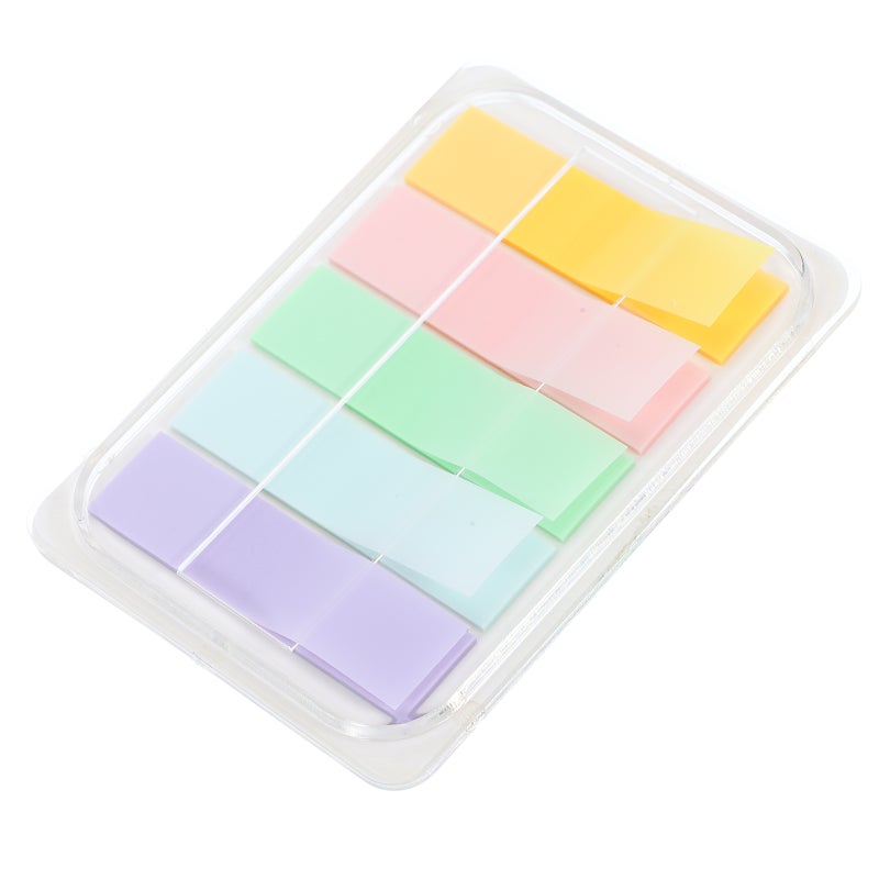 1 Set of Sticky Index Tabs Sticky Page Markers Index Page Markers Self-Adhesive Colored Index Stickers - Image 1