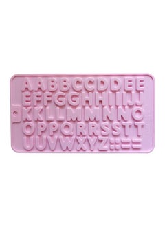 asmat 26 Cavities Chocolate Letter Silicone Mold Alphabet Baking Mold Abc Resin Mold Cake Pan Mold for Biscuit Ice Cube Tray  - Image 1
