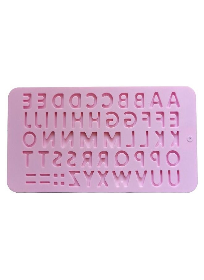 asmat 26 Cavities Chocolate Letter Silicone Mold Alphabet Baking Mold Abc Resin Mold Cake Pan Mold for Biscuit Ice Cube Tray  - Image 3