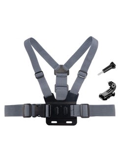 Y&D Camera Chest Mount Strap Harness Fit for AKASO DJI Osmo Adjustable Chesty Elastic Cell Phone with Sports Installation Bracket kit  - Image 2
