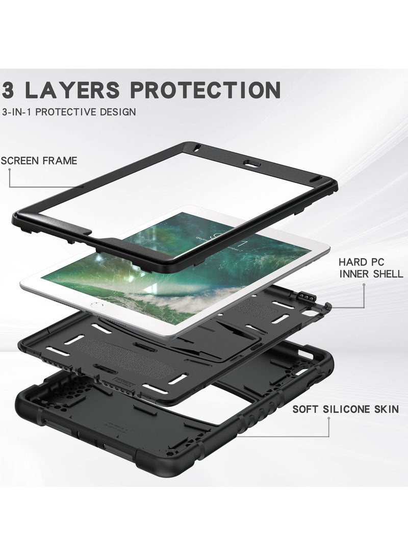 GULFLINK Gulflink Back Cover Protect Case for Apple iPad 2018/2017/Pro/Air2 9.7inch black  - Image 5