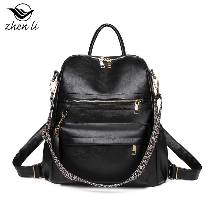 Generic Bags Backpack Large Capacity Trendyy Retro Backpack Soft ...