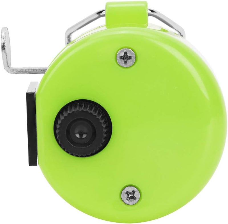 Metal case, Small Body, Portable Hand Tally Counter with Hook, 9999 Record, ABS Plastic Shell, Conference Attendance, Traffic Flowing (Green) - Image 3