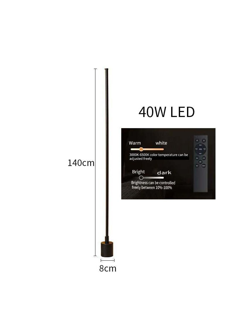 ARNOTEC 140cm simple LED eye protection lamp floor lamp living room bedroom vertical bedside lamp corner lamp 3 color dimmable remote control atmosphere lamp  - Image 4