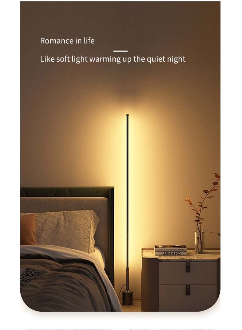 ARNOTEC مصباح أرضي LED بطول 140 سم | مصباح واقف ثلاثي الألوان قابل للتعتيم مع جهاز تحكم عن بعد | ضوء حديث لخلق جو في غرفة المعيشة، غرفة النوم والدراسة (قابس بريطاني) - Image 4