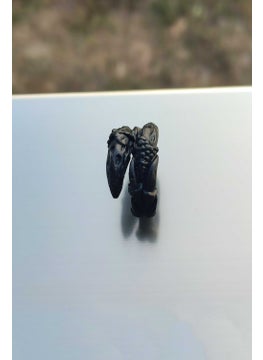 The Collection Double Claw Model Adjustable Black Ring  - Image 3