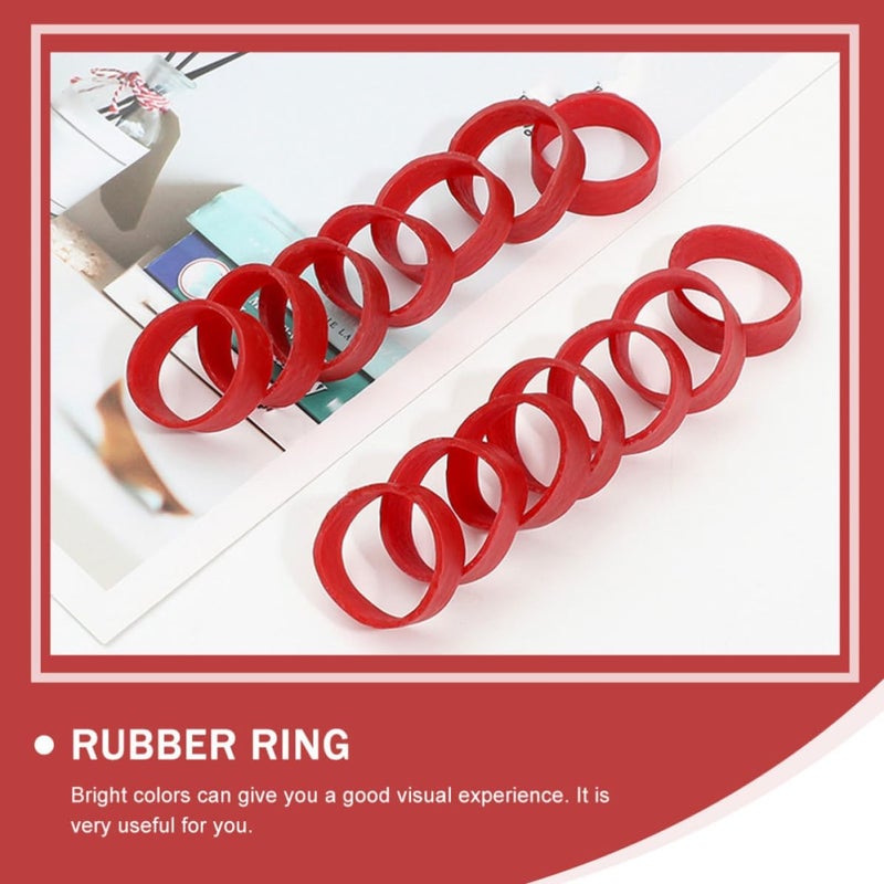 LALAFINA Widened Rubber Retainers Ski Brake Bands High Elasticity Rubber Rings 60mm X 10mm X 1.5mm 170pcs for Snowboard Binding Straps Winter Sports Accessories - Image 4