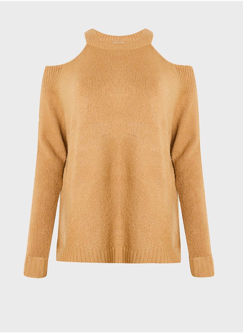 ايلا بلس Cold Shoulder Sweater  - Image 1