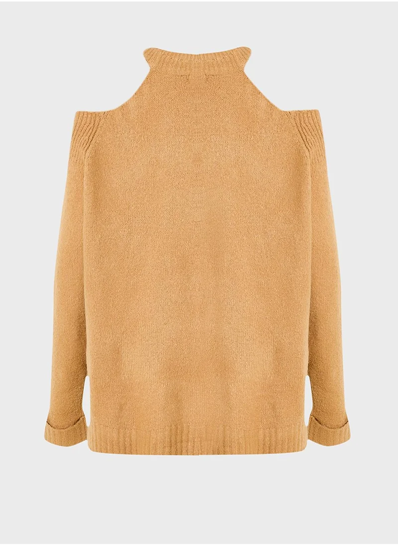 ايلا بلس Cold Shoulder Sweater