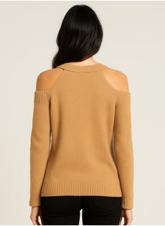 Ella Plus Cold Shoulder Sweater  - Image 5