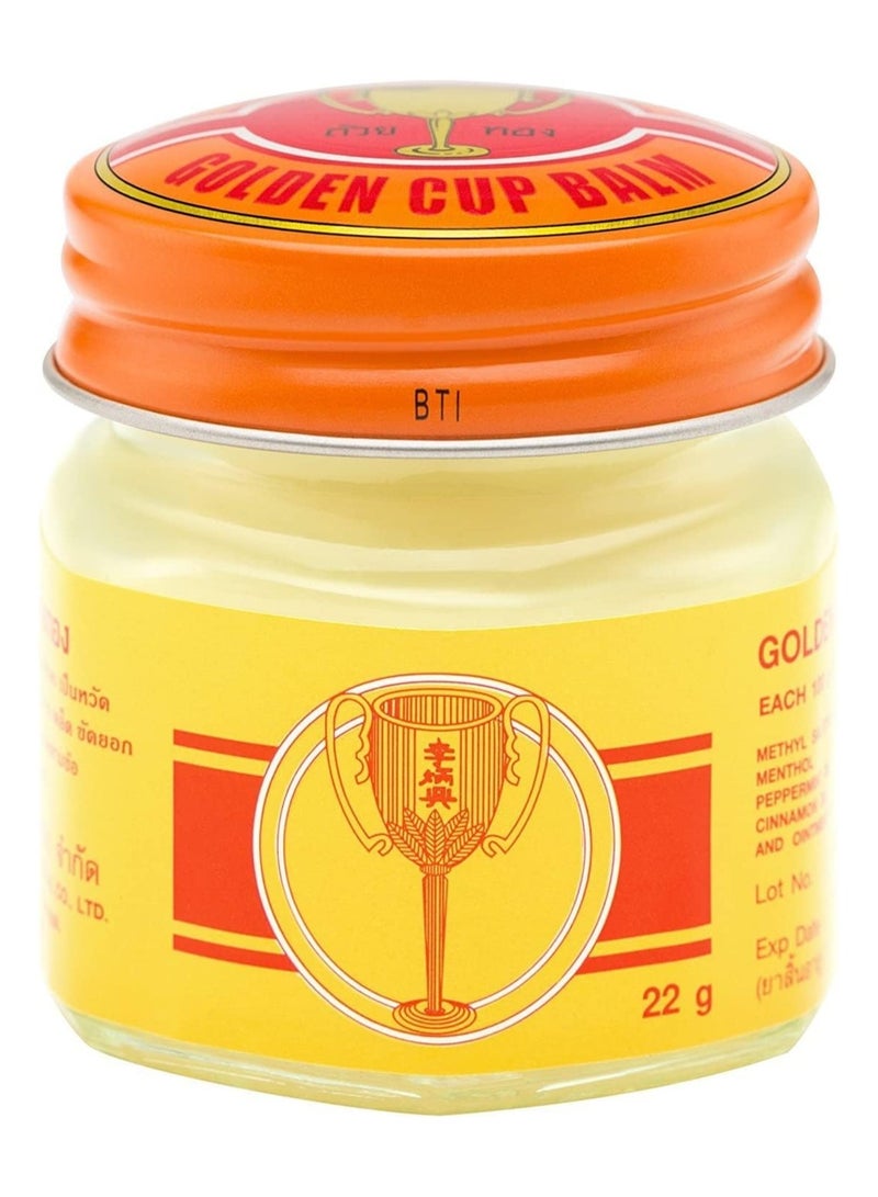 جولدن مرهم جولدن كب بالم الأصفر العشبي التايلاندي 22 جرام (عبوة من 6 قطع) - Image 3