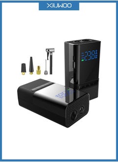 Portable Wireless USB Rechargeable Tire Inflator with LED Digital Gauge