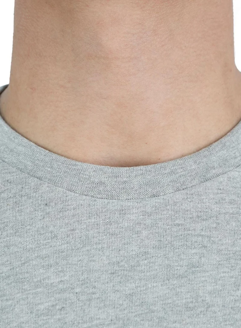 GIORDANO  Men's Slim Fit Cotton Jersey Message Print Tee for Men | Best Price UAE