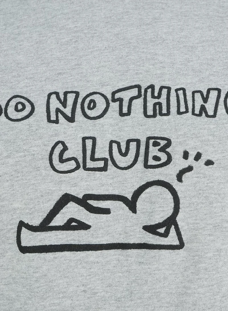 GIORDANO  Men's Slim Fit Cotton Jersey Message Print Tee for Men | Best Price UAE