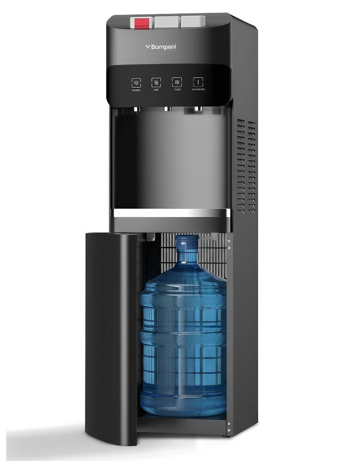 Bompani Hot & Cold Water Dispenser with 3 Taps | Child Lock | Compressor Cooling | Welded Hot & Cold Tank | Indicator Lights | 550W Heating & 90W Cooling Power – (1 Year Warranty) BWD305 grey - Image 1