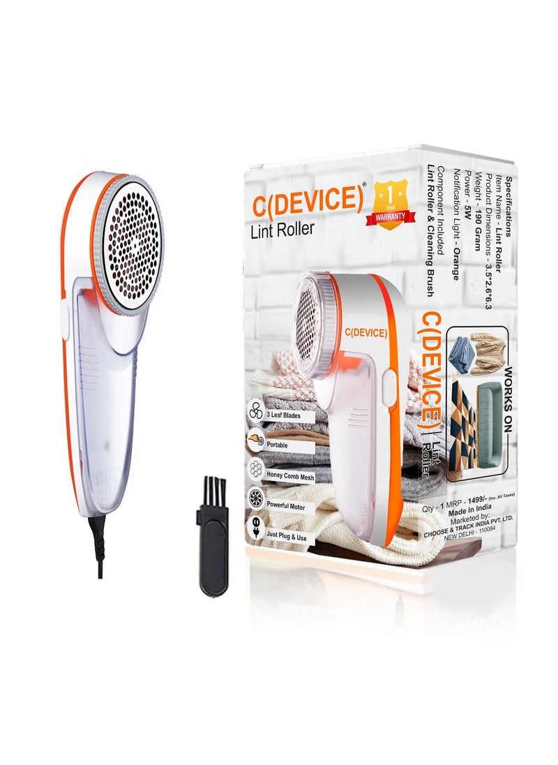 C DEVICE C DEVICE Electric lint Roller for Clothes lint Shaver for Woolen Clothes lint Roller for Blankets lint Roller Fabric Shaver for Woolen Clothes Blanket Jackets Stainless Steel Blades Bedding Clothes  - Image 1